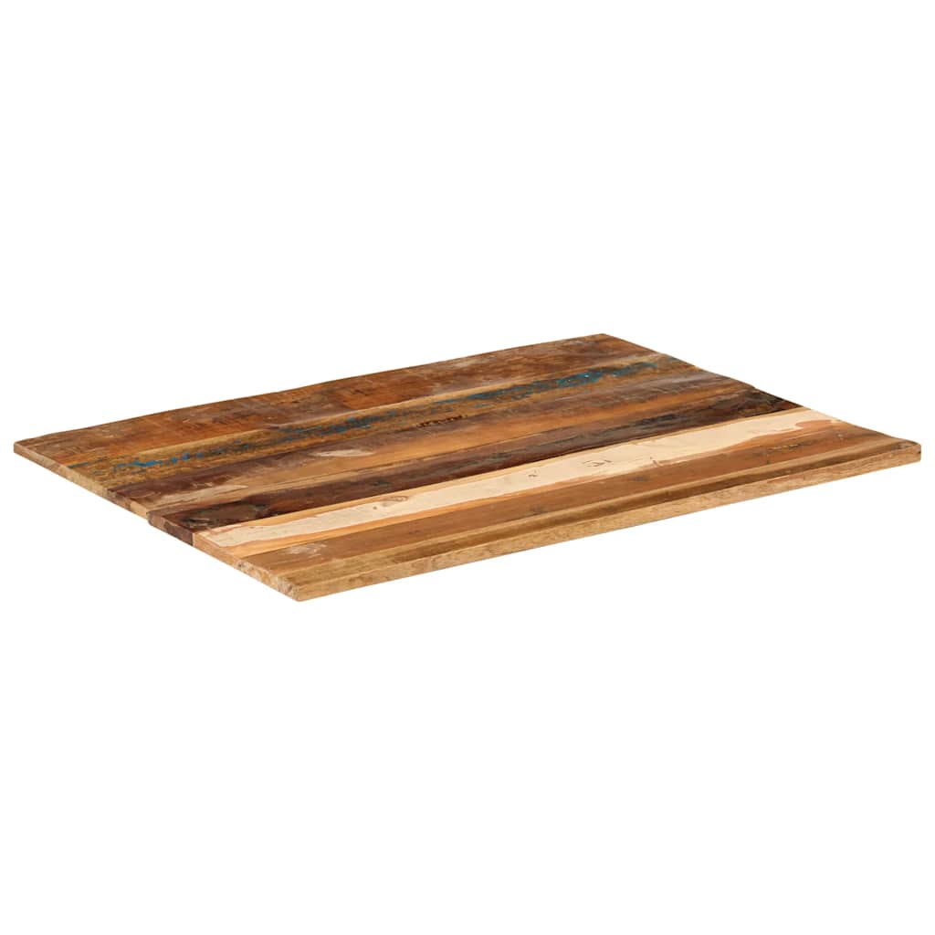 Table Top | Multicolour | Solid reclaimed wood | 60x80 cm | Table Top