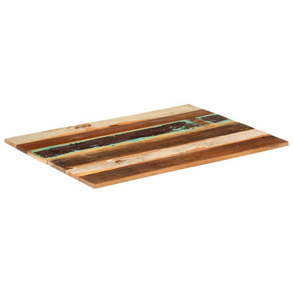 Table Top | Multicolour | Solid reclaimed wood | 60x80 cm | Table Top