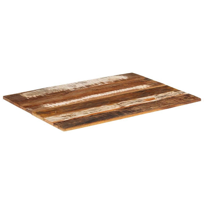 Table Top | Multicolour | Solid reclaimed wood | 60x80 cm | Table Top