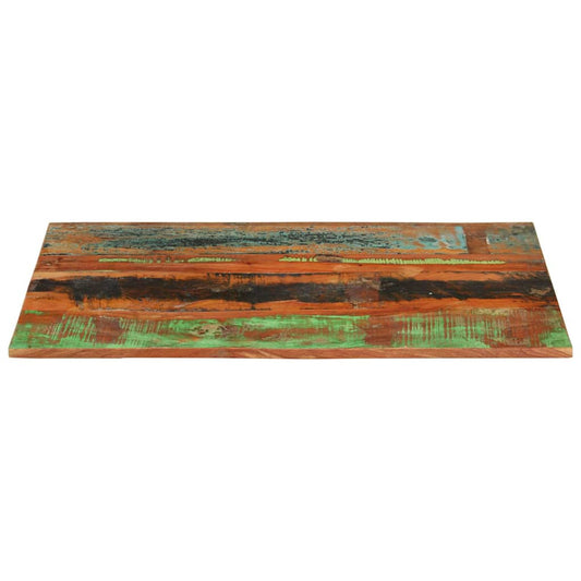 Rectangular Table Top 60x90 cm 15-16 mm Solid Reclaimed Wood