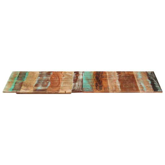 Rectangular Table Top 60x140 cm 15-16 mm Solid Reclaimed Wood