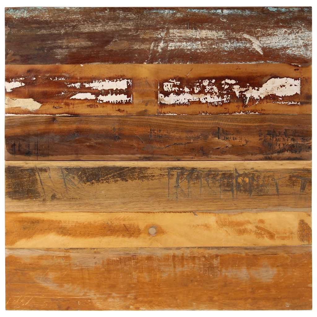 Table Top | Mixed Wood Colours | Solid Tropical Reclaimed Wood | 70x70 cm