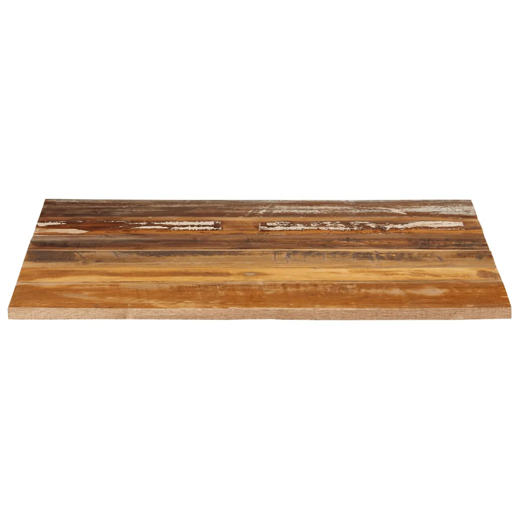 Table Top | Mixed Wood Colours | Solid Tropical Reclaimed Wood | 70x70 cm