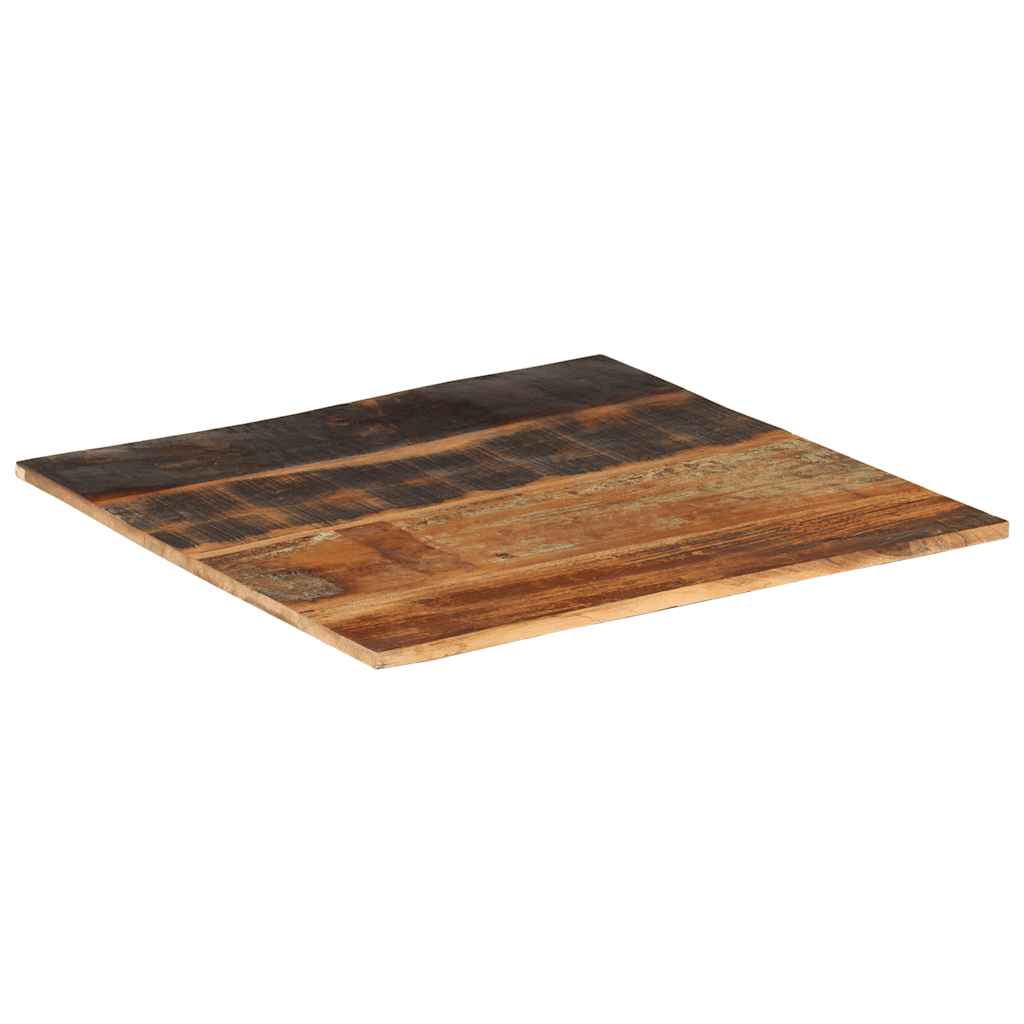 Table Top | Mixed Wood Colours | Solid Tropical Reclaimed Wood | 70x70 cm