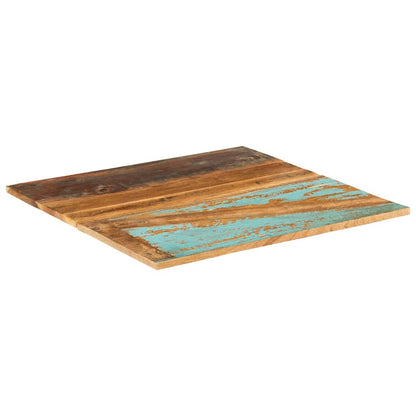 Table Top | Mixed Wood Colours | Solid Tropical Reclaimed Wood | 70x70 cm