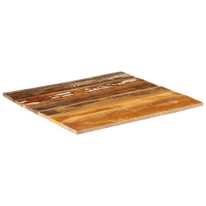 Table Top | Mixed Wood Colours | Solid Tropical Reclaimed Wood | 70x70 cm