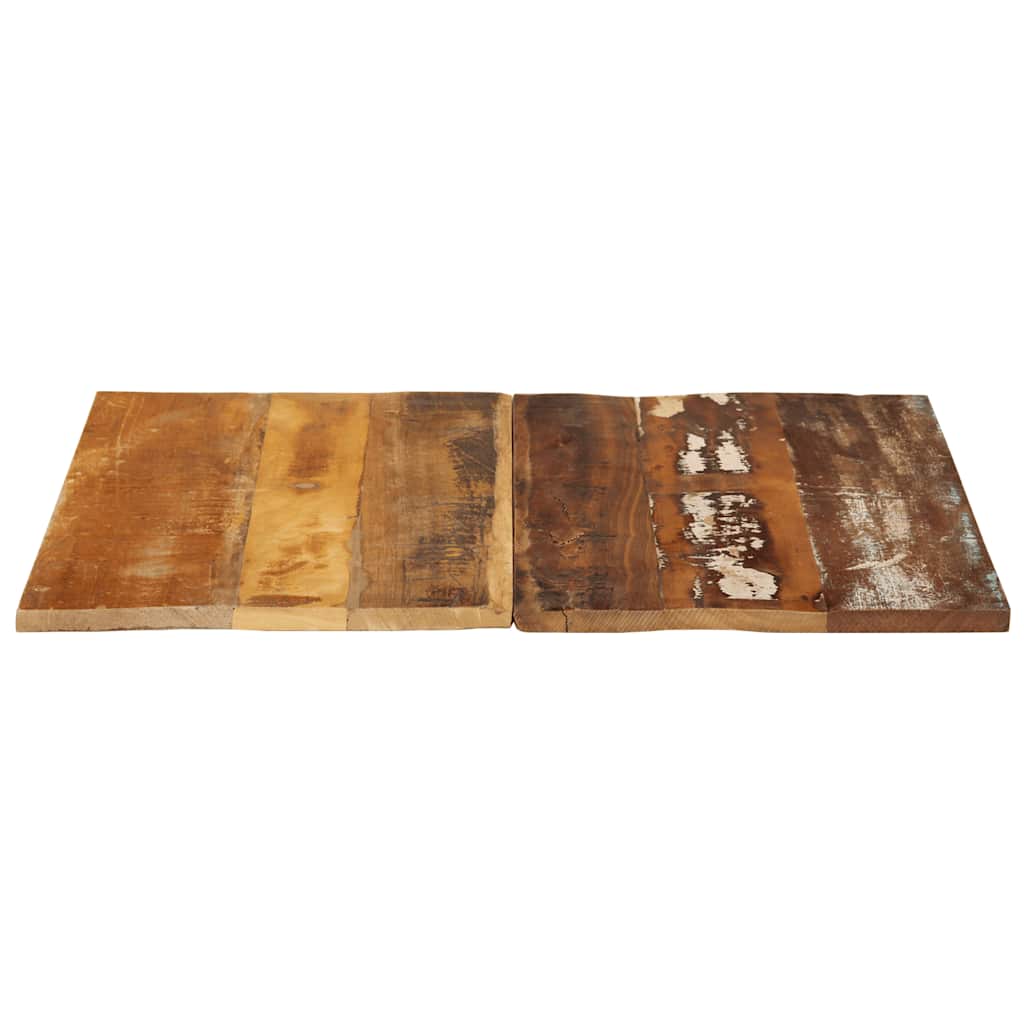 Table Top | Mixed Wood Colours | Solid Tropical Reclaimed Wood | 70x70 cm