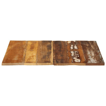 Table Top | Mixed Wood Colours | Solid Tropical Reclaimed Wood | 70x70 cm
