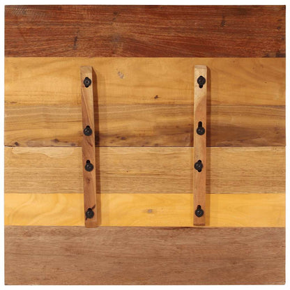 Table Top | Mixed Wood Colours | Solid Tropical Reclaimed Wood | 70x70 cm