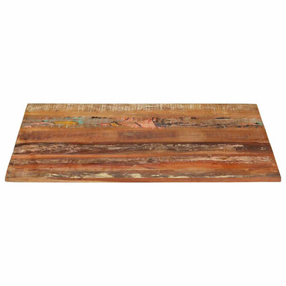 Rectangular Table Top 70x90 cm 15-16 mm Solid Reclaimed Wood