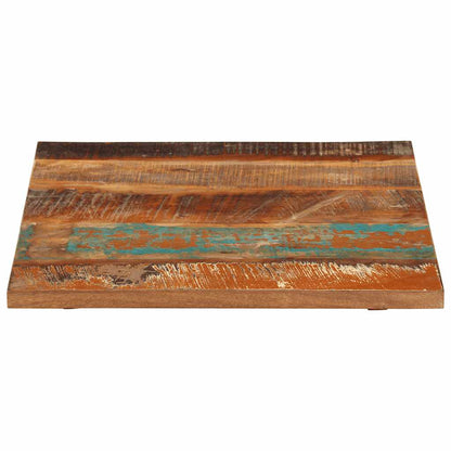 Table Top | Multicolour | Solid reclaimed wood | 60 x 60 cm | Durable