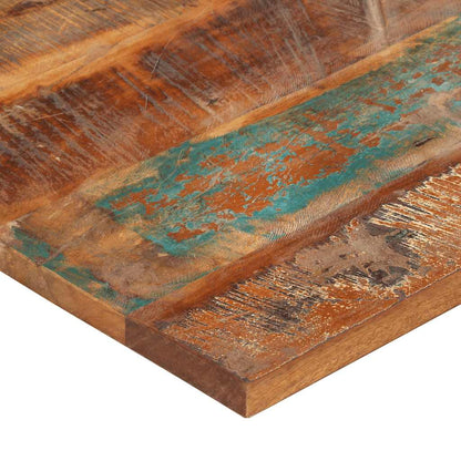 Table Top | Multicolour | Solid reclaimed wood | 60 x 60 cm | Durable