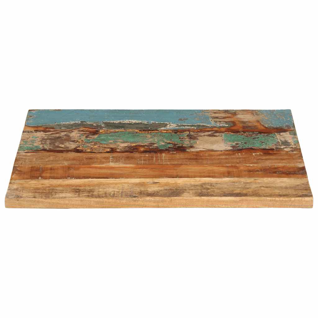 Table Top | Multicolour | Solid Reclaimed Wood | 60x70 cm | Durable