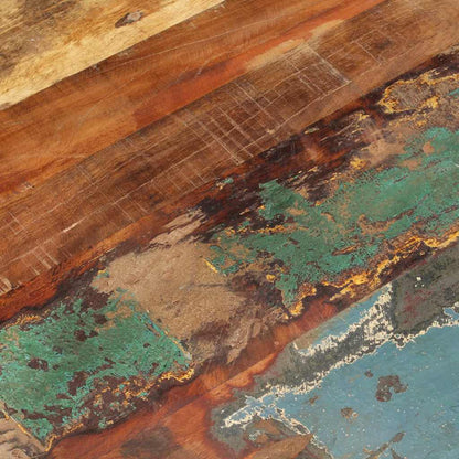 Table Top | Multicolour | Solid Reclaimed Wood | 60x70 cm | Durable