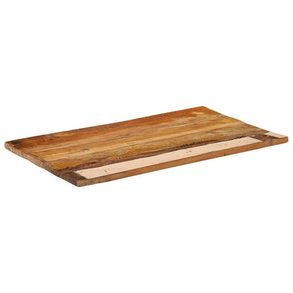 Table Top | Multicolour | Solid Reclaimed Wood | 60x100 cm | Durable
