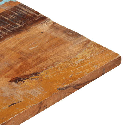 Table Top | Multicolour | Solid Reclaimed Wood | 60x100 cm | Durable