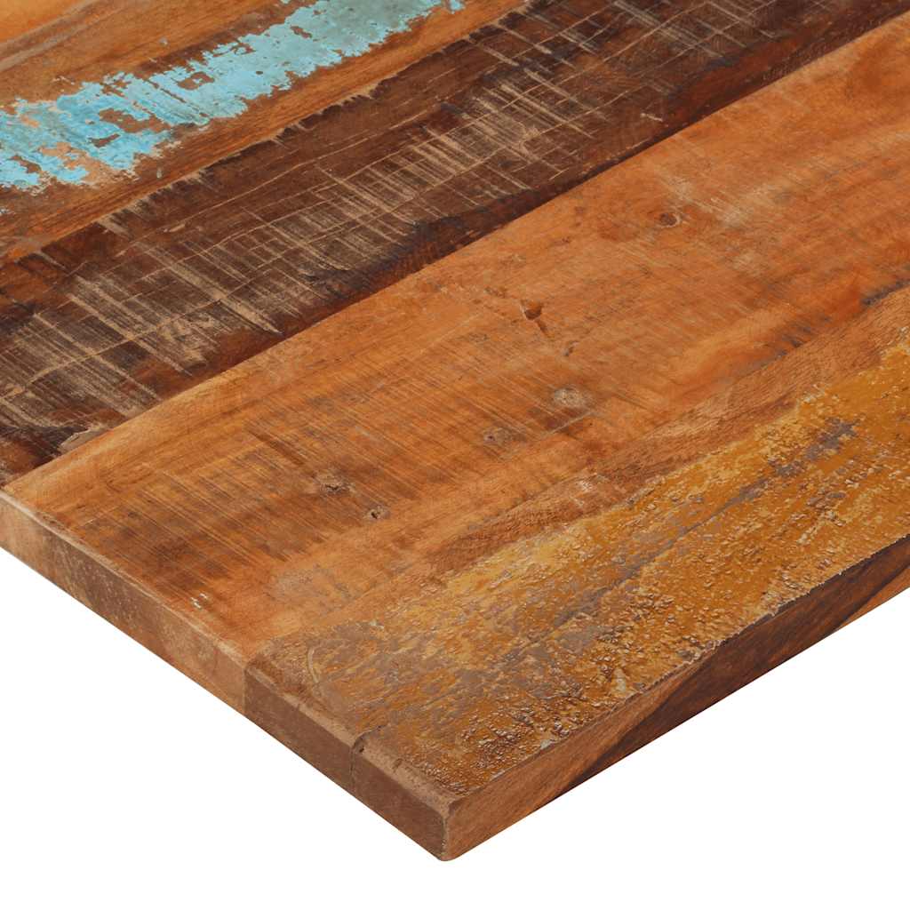 Table Top | Multicolour | Solid Reclaimed Wood | 60x100 cm | Durable