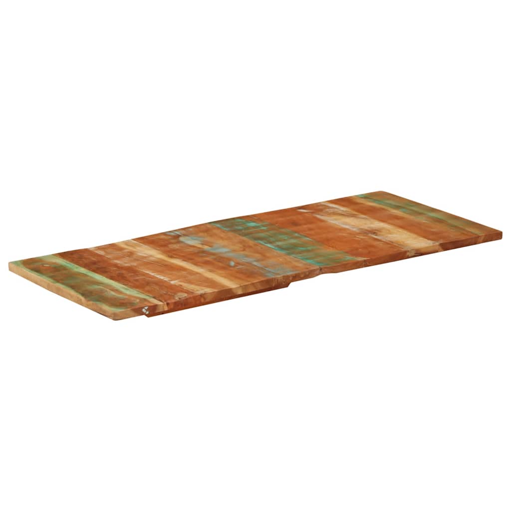 Rectangular Table Top 60x140 cm 25-27 mm Solid Reclaimed Wood