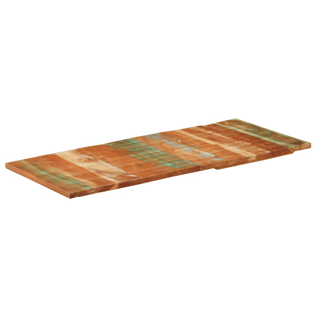 Rectangular Table Top 60x140 cm 25-27 mm Solid Reclaimed Wood
