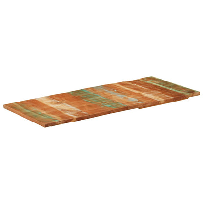 Rectangular Table Top 60x140 cm 25-27 mm Solid Reclaimed Wood