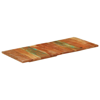 Rectangular Table Top 60x140 cm 25-27 mm Solid Reclaimed Wood