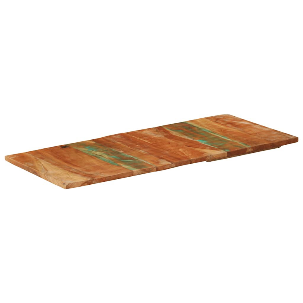 Rectangular Table Top 60x140 cm 25-27 mm Solid Reclaimed Wood