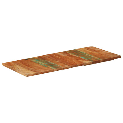 Rectangular Table Top 60x140 cm 25-27 mm Solid Reclaimed Wood