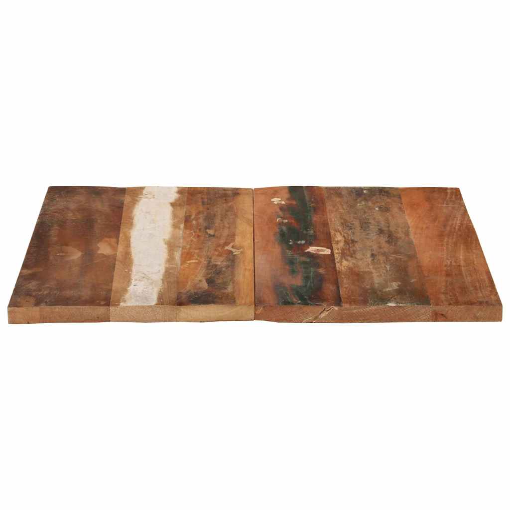 Square Table Top 70x70 cm 25-27 mm Solid Reclaimed Wood