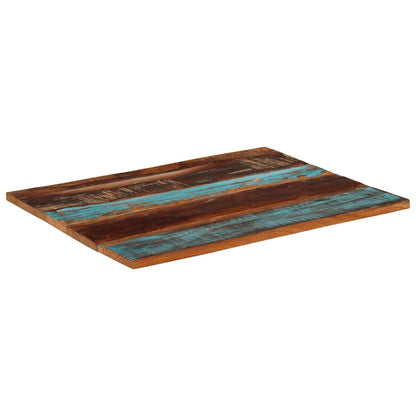 Table Top | Multicolour | Solid reclaimed wood | 70x90 cm | Durable