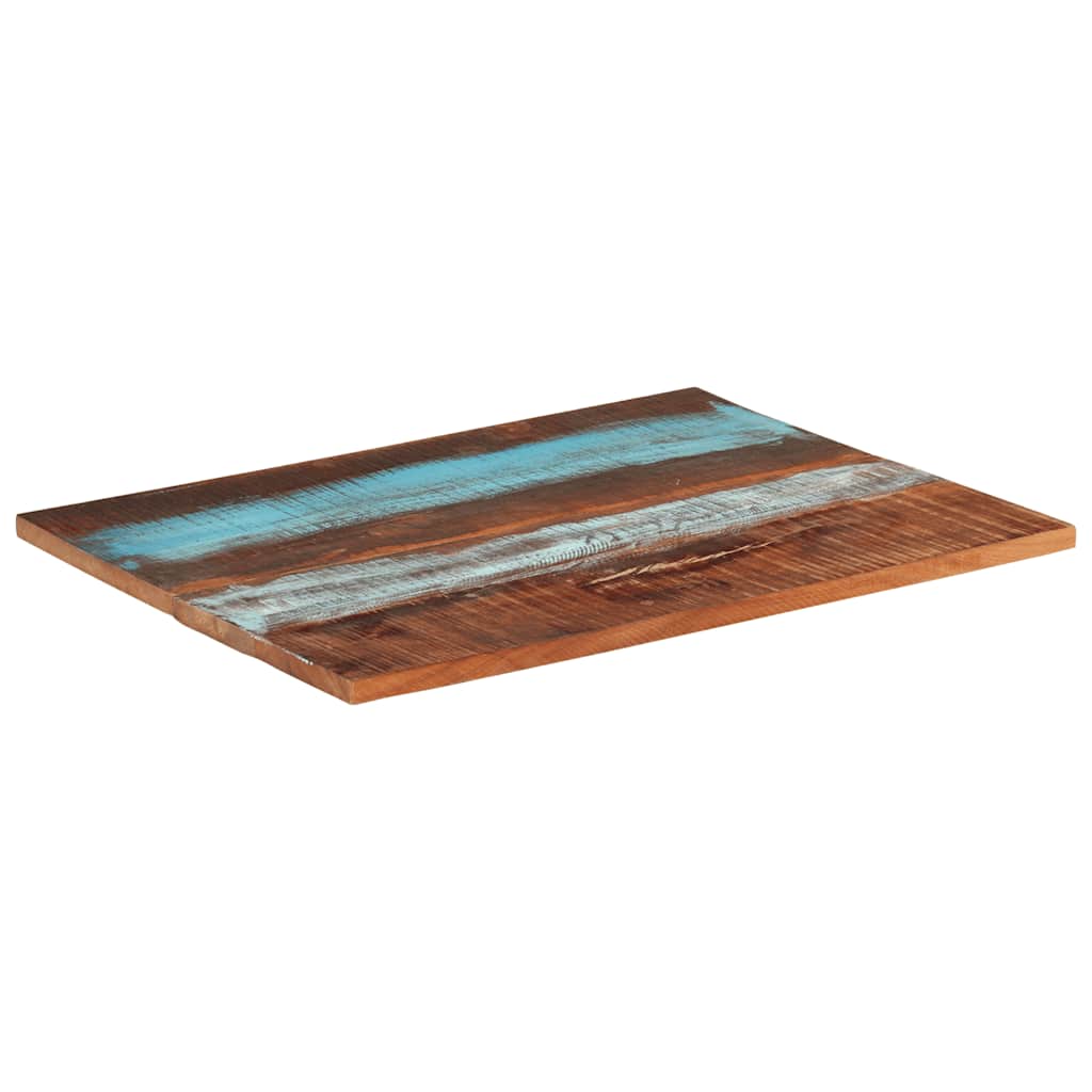 Table Top | Multicolour | Solid reclaimed wood | 70x90 cm | Durable