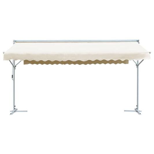 Awning | Cream | Powder-coated steel, Polyester with PU coating