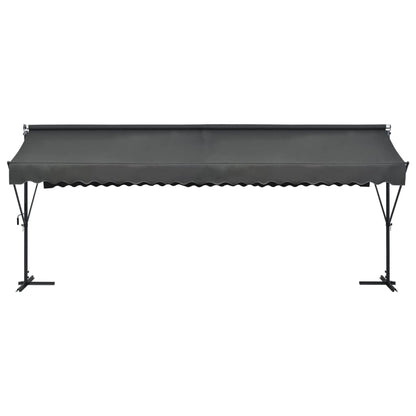 Awning Anthracite Powder-coated steel 236.2 x 118.1 in