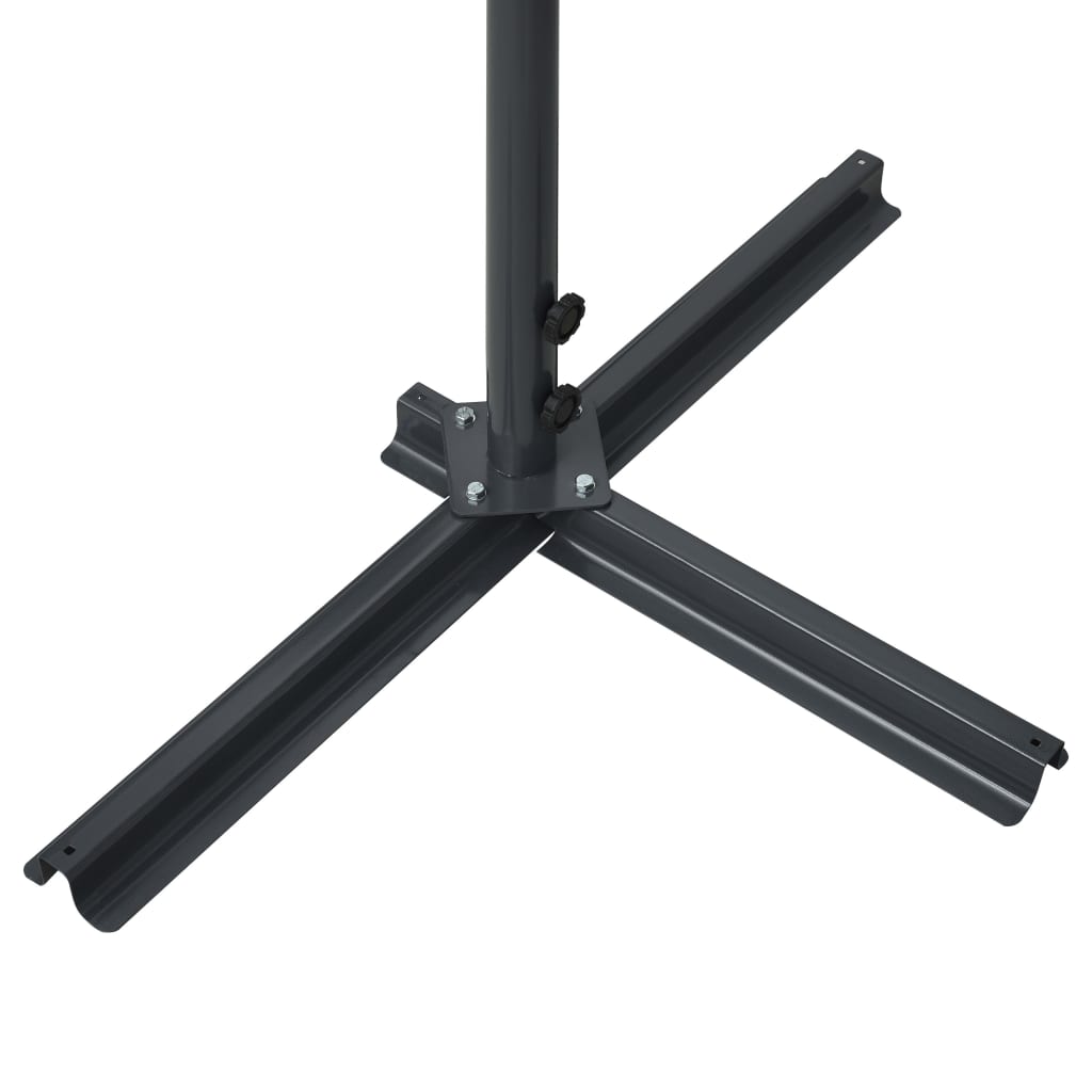 Awning Anthracite Powder-coated steel 236.2 x 118.1 in