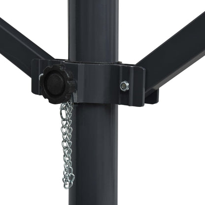 Awning Anthracite Powder-coated steel 236.2 x 118.1 in