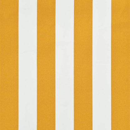 Retractable Awning 100x150 cm Yellow and White