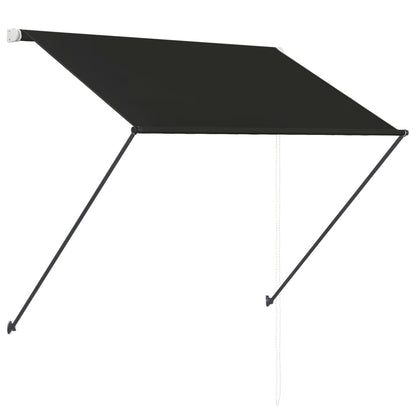 Retractable Awning with LED 100x150 cm Anthracite