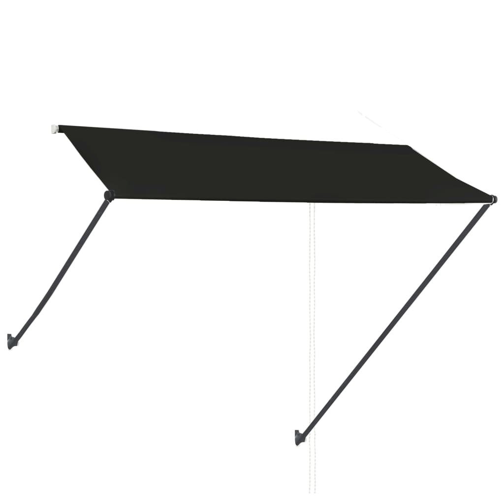 Retractable Awning with LED 300x150 cm Anthracite