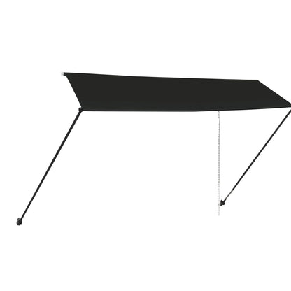 Retractable Awning with LED 350x150 cm Anthracite