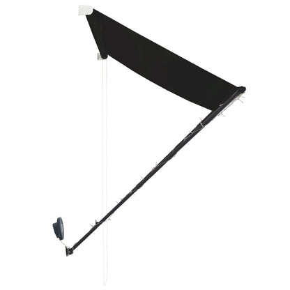 Retractable Awning with LED 350x150 cm Anthracite