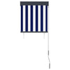Outdoor Roller Blind 60x250 cm Blue and White