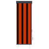 Outdoor Roller Blind 60x250 cm Orange and Brown