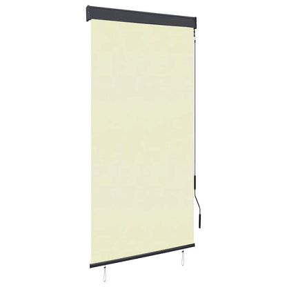 Outdoor Roller Blind 80x250 cm Cream