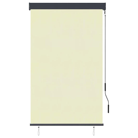 Outdoor Roller Blind 100x250 cm Cream