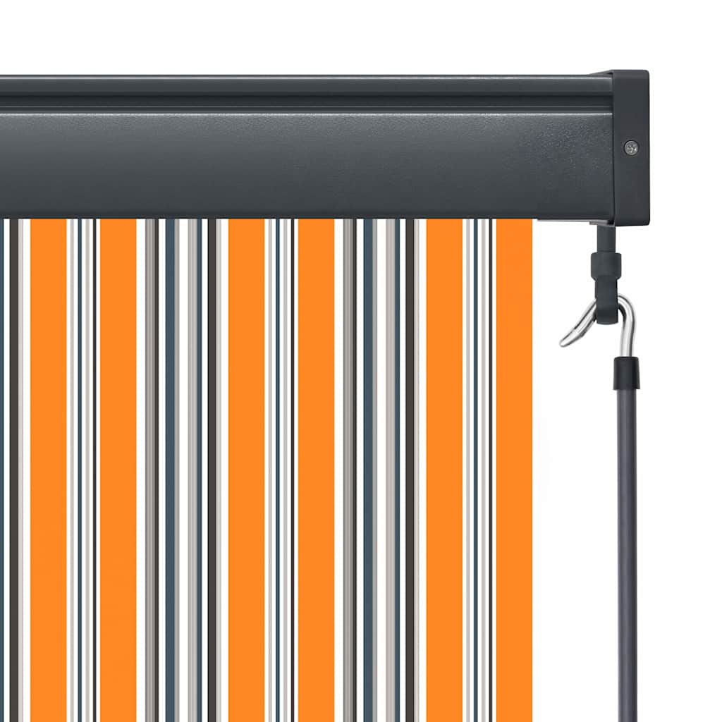 Outdoor Roller Blind 120x250 cm Yellow and Blue