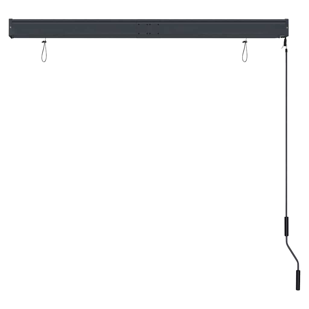 Outdoor Roller Blind 140x250 cm Blue and White
