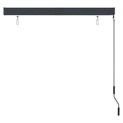 Outdoor Roller Blind 140x250 cm Blue and White