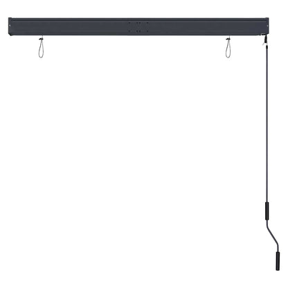 Outdoor Roller Blind 140x250 cm White and Orange