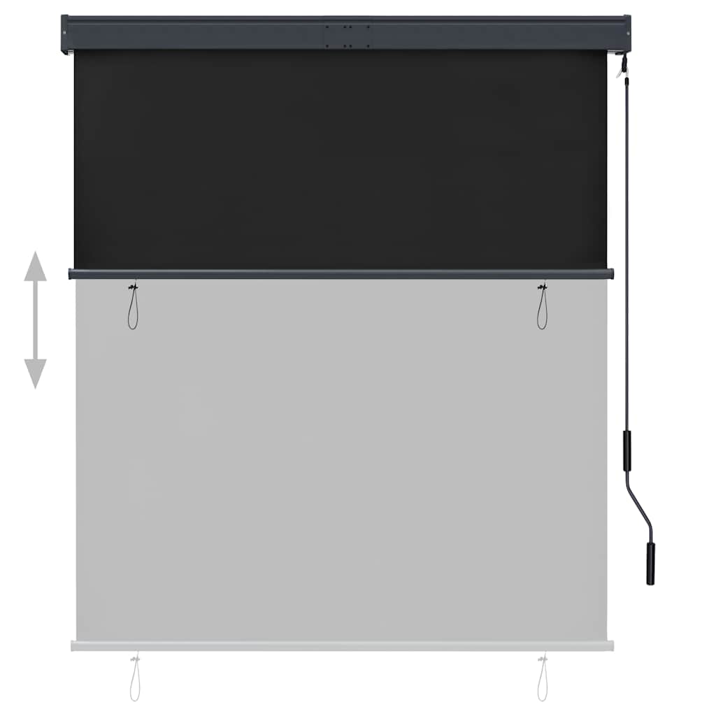 Roller Shade | Anthracite | Polyester with PA Coating | 140x250cm