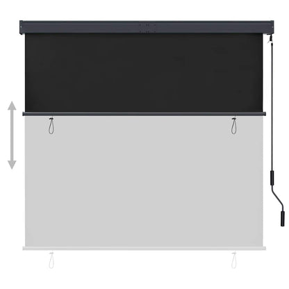 Roller Shade | Anthracite | Polyester | 160x250 cm | Retractable