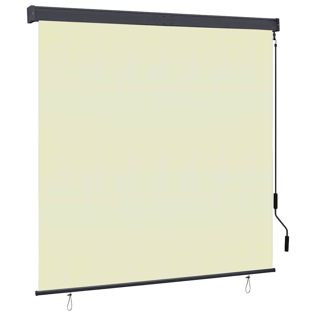 Roller Shade | Cream | Polyester, Aluminium, Steel | 160 x 250 cm